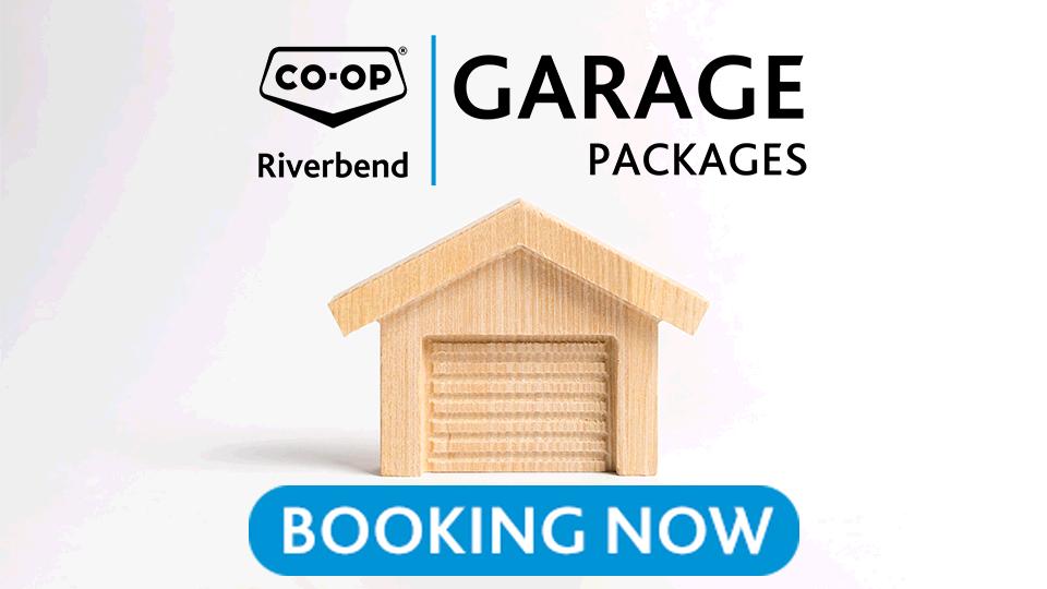 Book Your Garage Package Riverbend Coop
